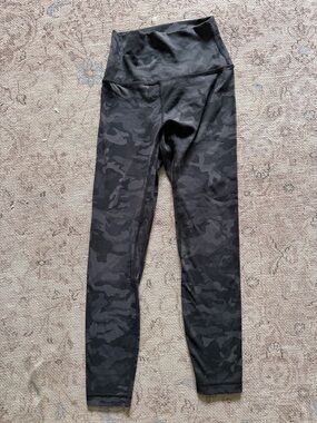 Hey Nuts Charcoal Camo‎ Camouflage Butter Soft Gym Leggings